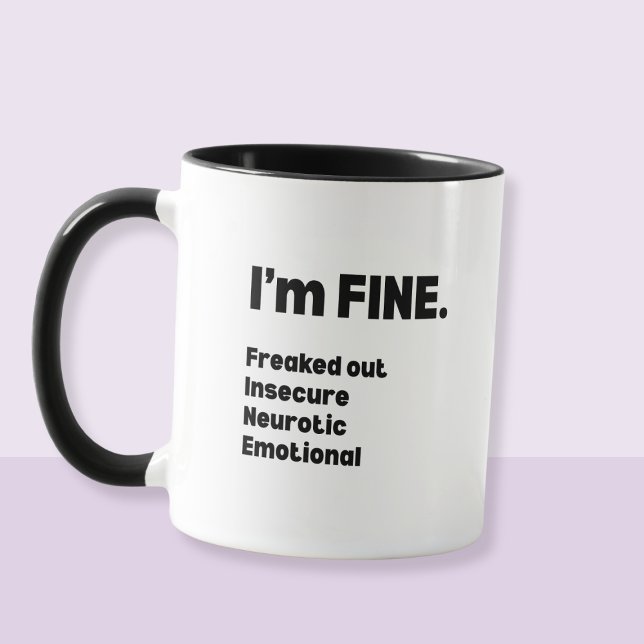Caneca Café Fino Engraçado (Criador carregado)