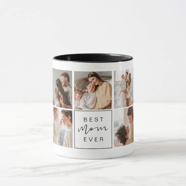 Caneca Café Fotográfico Personalizado Da Melhor Mãe (Centro)