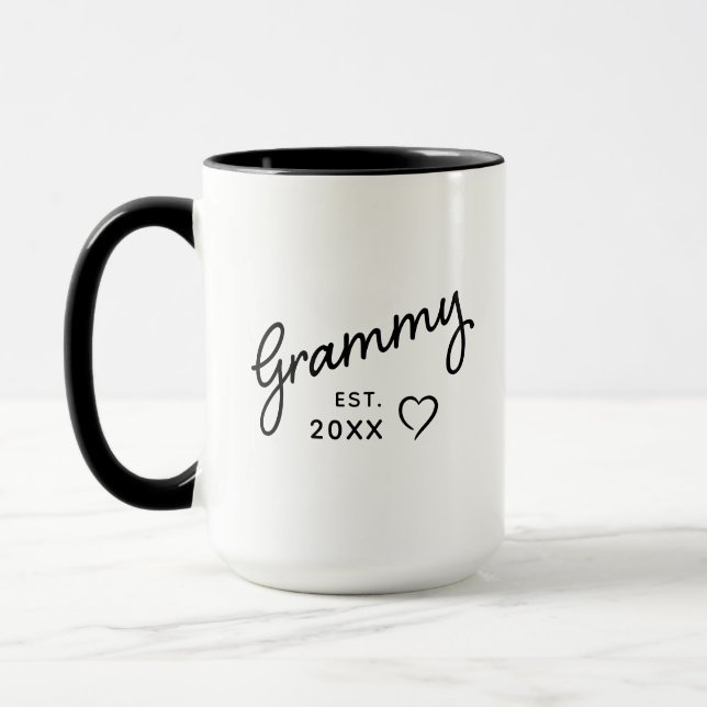 Caneca Café Grammy Data de Fundação Moderna  (Esquerda)
