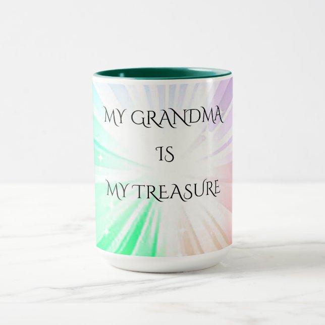 CANECA CAFÉ "GRANDMA" OU TEA MUG. (Centro)