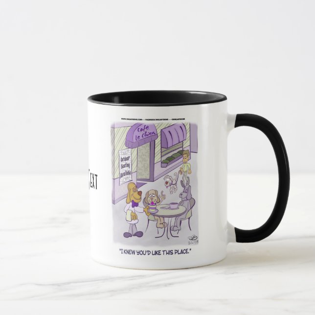 Caneca Cafe Le Chien Combo Mug (Direita)