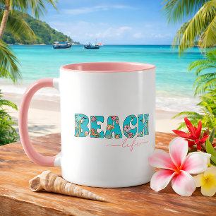 Caneca Café Leve Retro Beach Life