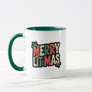 Caneca Café Literário Feliz Natal