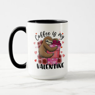 Caneca Café Lover Sloth Café é Meu Namorados