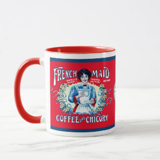 Caneca Café Maid Francês e Mug Chicória