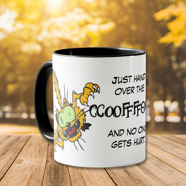 Caneca Café Maluco de Gato (Criador carregado)