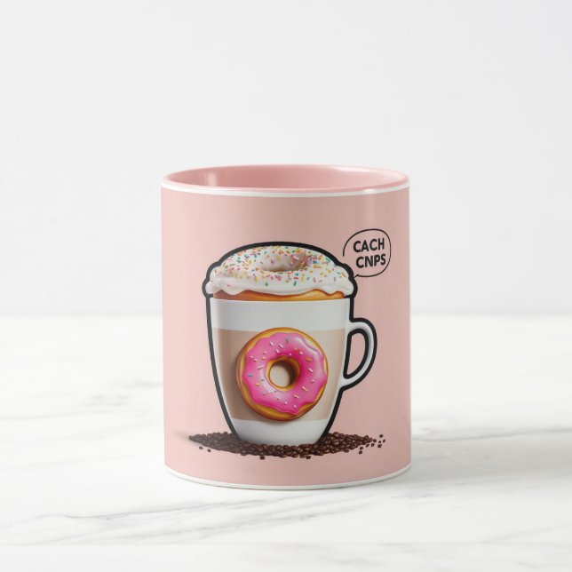 Caneca Café Meetups Amizade Design de Felicidade (Centro)