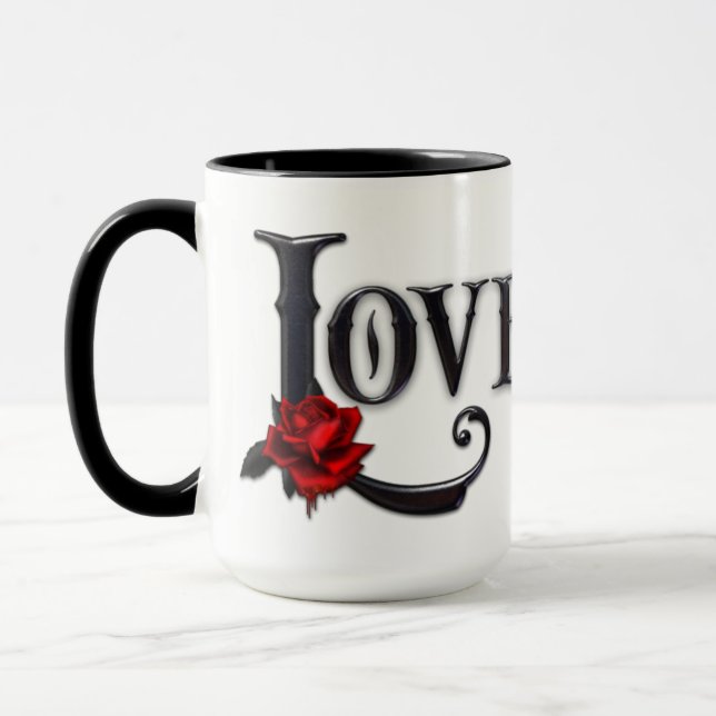 Caneca Café Mug, Amor Gótico (Esquerda)