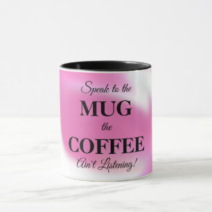 Caneca Café Mug com Mensagem Engraçada