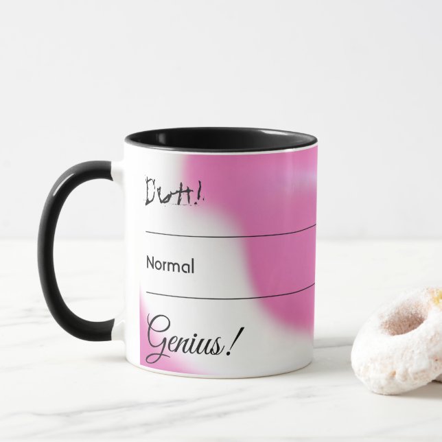 Caneca Café Mug com Mensagem Engraçada (Com Donut)