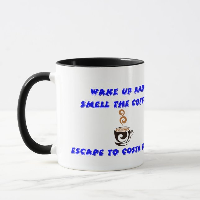 Caneca Café Mug Costa Rica, Escape para a Costa Rica (Esquerda)
