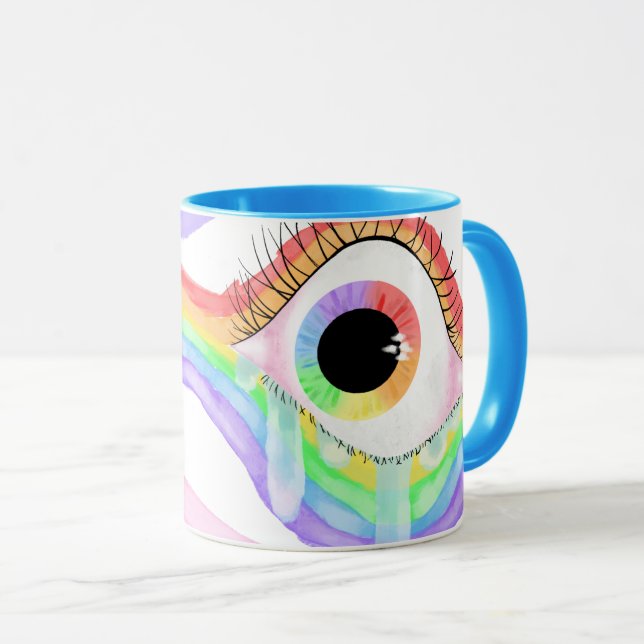 Caneca Café Mug de Brincadeira Artística (Frente Esquerda)