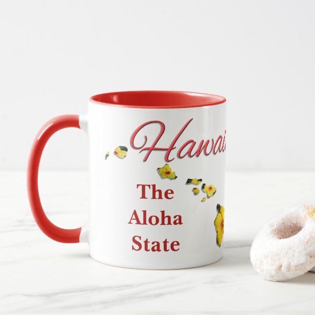 Caneca Café Mug - HAWAII (Com Donut)