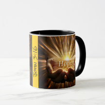 Café Mug, "John 3:16" Christian