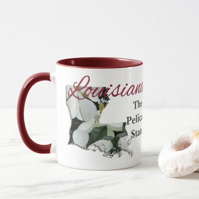 Caneca Café Mug - LOUISIANA (Com Donut)