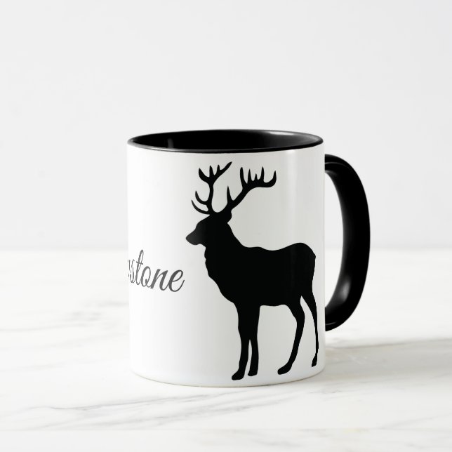 Caneca Café Mug-Yellowstone Elk (Frente Esquerda)