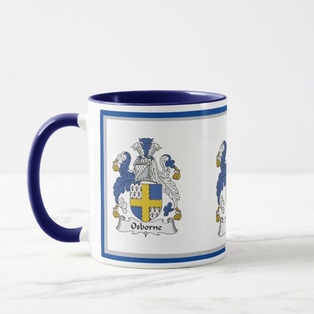Caneca Café Osborne Family Crest* Osborne Casaco de Armas (Esquerda)