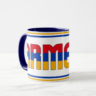 Caneca Café Patriótico com Bandeira Nacional Armênia