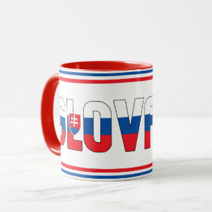 Caneca Café Patriótico com Bandeira Nacional da Eslovê