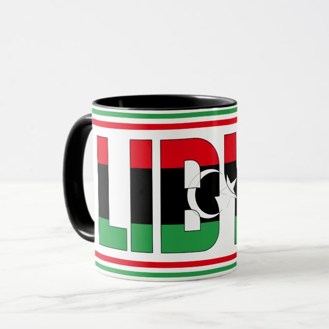 Caneca Café Patriótico "Sippin'' com a Líbia (Frente Esquerda)