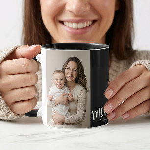 Caneca Café Personalizado com Foto da Mãe e Ano de Fundaç