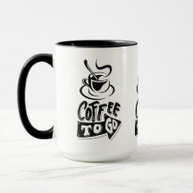Café Personalizado Para Ir Ao Combo Mug - Cliente 