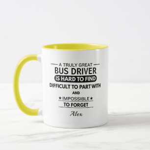 Caneca Café Personalizado para Motorista de Ônibus Escola