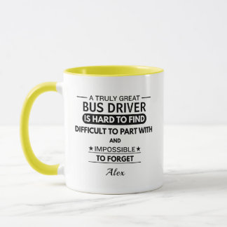 Caneca Café Personalizado para Motorista de Ônibus Escola