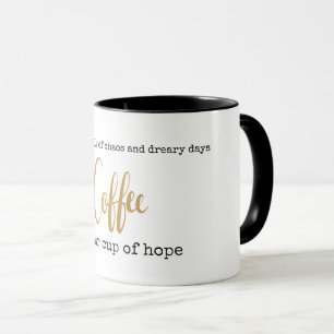 Caneca Café personalizável é nossa esperança engraça