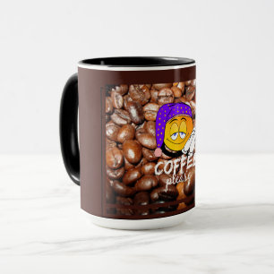 Caneca "Café, por favor!" Engraçado Emoji Mug