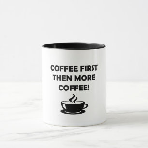 Caneca Café primeiro!