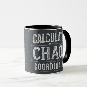 Caneca Café Professor de Matemática Coordenador de Caos C