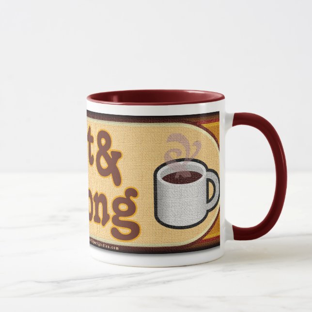 Caneca Café quente & forte (Direita)