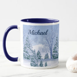 Caneca Café quente no dia frio do inverno Apelido