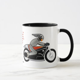 Caneca Cafe Racer (Caneca de Cerâmica Personalizada)