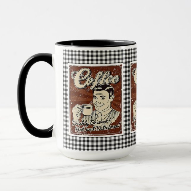 Caneca Café Retro Mug (Esquerda)