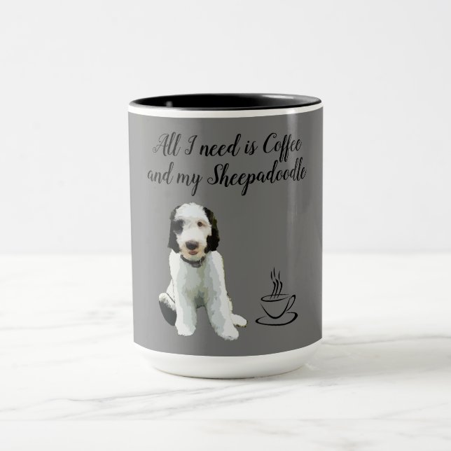 Caneca Café Sheepadoodle (Centro)