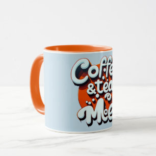 Caneca Café, Tea & Me Mug