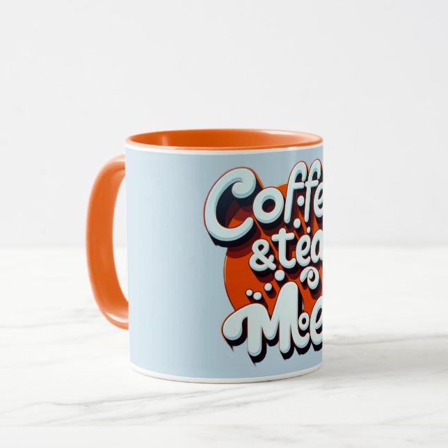 Caneca Café, Tea & Me Mug (Frente Esquerda)