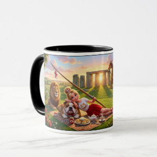 Caneca Café Temático Inglês 3D Incrível