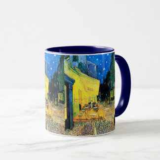 Caneca Café Terrace à Noite (1888) Vincent Van Gogh Art