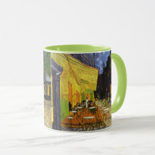 Caneca Cafe Terrace na Noite por van Gogh