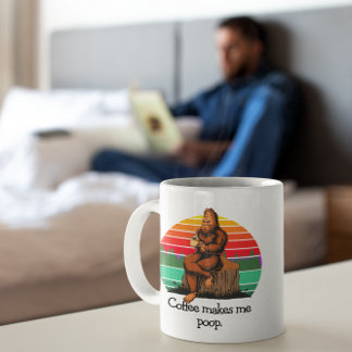 Caneca Café Torna-Me Engraçado Pô Pé Grande Sasquatch