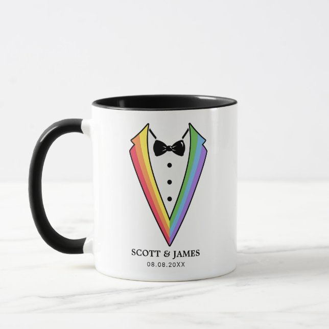 Caneca Café Tuxedo Gay LGBTQ+ (Esquerda)