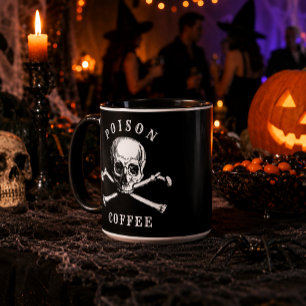 Caneca Café Veneno Skull & Bones
