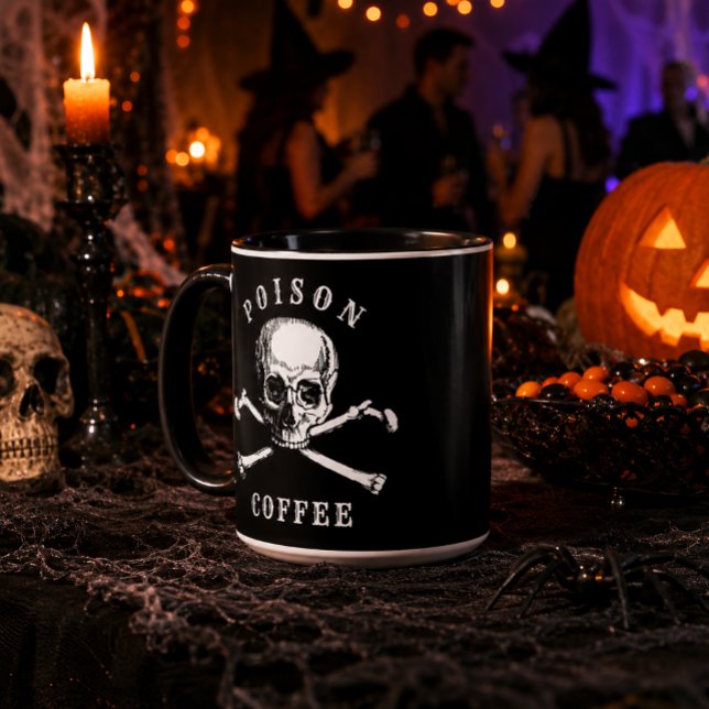 Caneca Café Veneno Skull & Bones (Criador carregado)