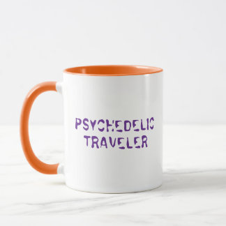 Caneca Café Viajante Psicodélico