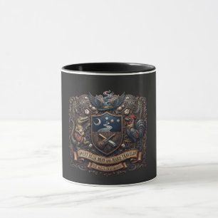 Caneca Café Vintage Delta Blues Alligator & Rooster Músic