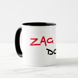 Caneca Café Zag Dog Black Trim