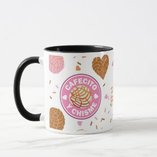 Caneca Cafecito y Chisme Mug Taza